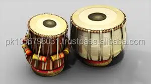 TABLA TROMMELN SET PROFESSIONELLE 2,5 KG EISEN BAJAN SHESHAM HOLZ DAYAN Musikinstrument Indien In