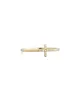 18k Yellow Gold 0.5ct Diamond Pave Cross Ring Wholesale Religious Jewelry Exporter
