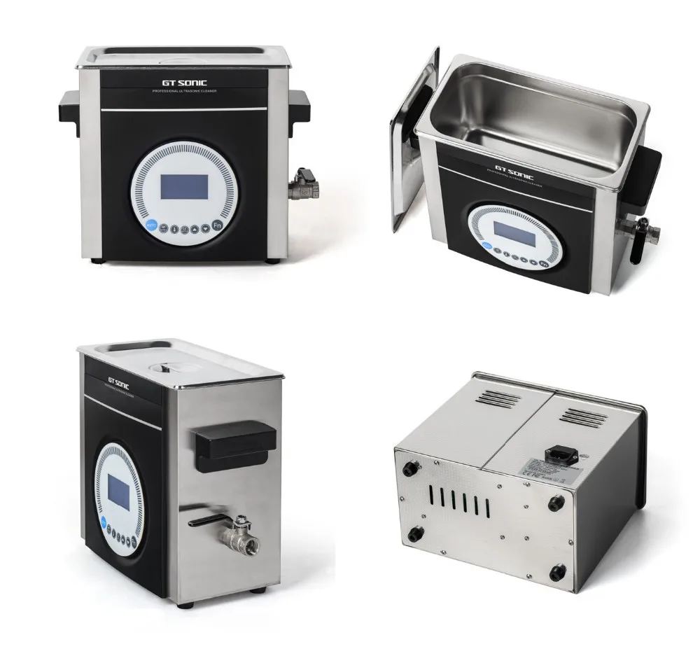 Gt Sonic Variable Frequency Lp Vinyl Record Ultrasonic Cleaner With Lcd