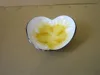 Heart shape lacquer coconut shell bowl for wedding decor
