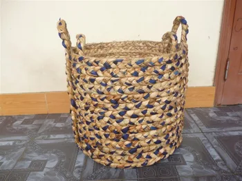 water hyacinth laundry basket