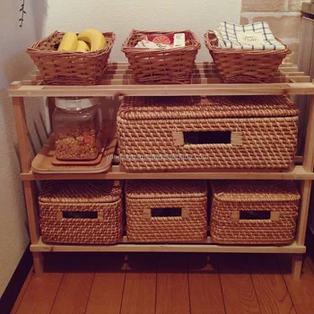 bamboo storage baskets