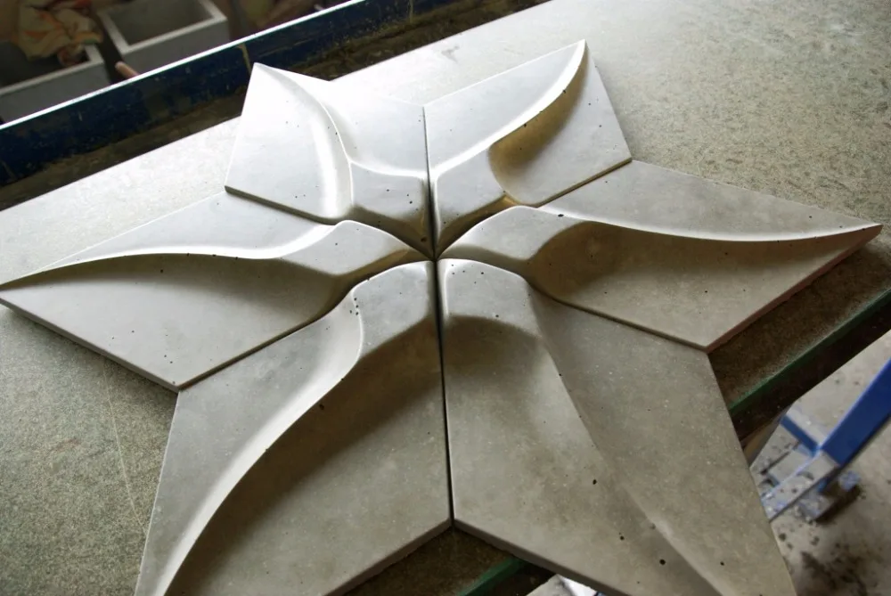
Architectural concrete tiles 