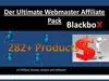 Ultimate Webmaster Affiliate Pack 282+ Produkte/ Ebooks/ Software Blackbox MMR