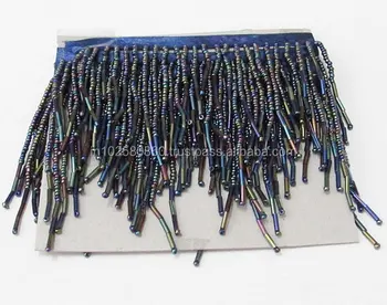 Seed Glass And Bugle Beaded Dangle Trim Beaded Fringe Buy