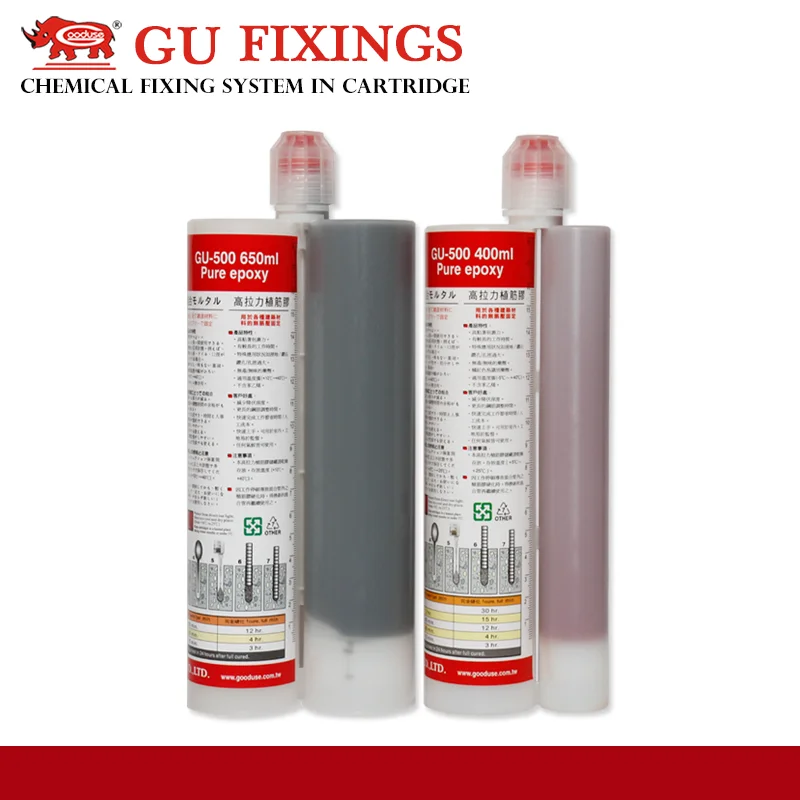 Chemical anchors reinforcing adhesive planting epoxy glue concrete components mortar.