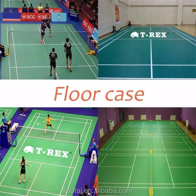 Trex Tennis Indoor Floor Rubber Badminton Sports Floor Mat Badminton