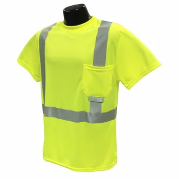 3m Reflective Tape Safety T Shirt High Visibility Long 