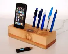 Mobile Phone Dock And Pen Holder With Extra Usb Stands Unique Desk Mobile Phone Dock And Pen Holder With Extra Usb Stands Unique Desk Office Accessory Stand
