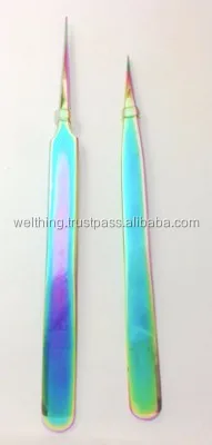 
EyeLash Extension Tweezers in Titanium finish , Eyelash Extension tools. Wholesale Eyelash Extension 