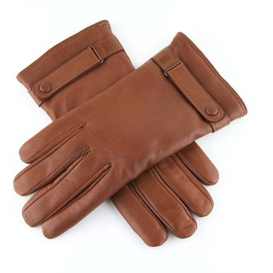 mens brown suede gloves
