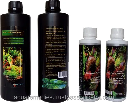 
Planted aquarium nutrient - PLANT HEALTH FORMULA - Micro nutrients for vibrant colors, growth and healthy plants 