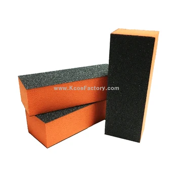 3 Way Orange Sponge Nail Buffer Block Sanding Made In Korea 3 Way Orange Sponge Nail Buffer Block Sanding Made In Korea Sb110