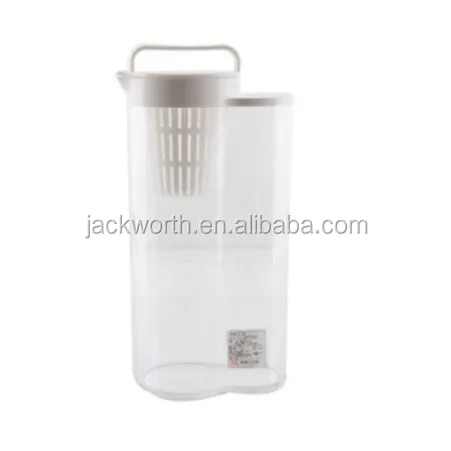 JD1142 Plastic Ice Tea Maker Teapot Tea Infuser Fruit Infuser Water Bottle Plastic Water Pitcher Pot Fruit Infuser Water Bottle Infused Water Pitcher with Infuser Fruit Infusion Pitcher Set Fruit Flavor Pitcher with Infuser