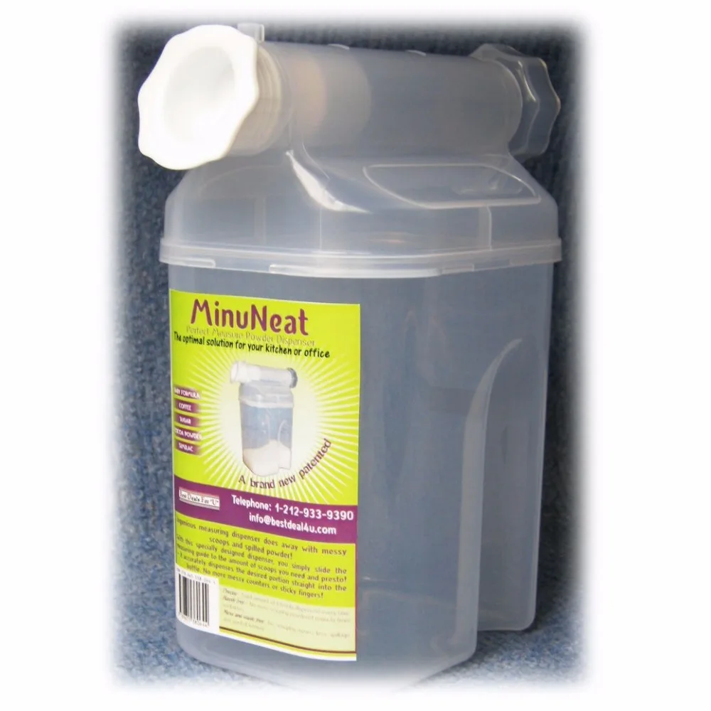 
MinuNeat Baby Powdered Formula Portion Measured Home and Travel Dispenser 