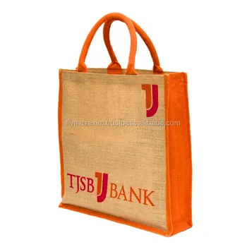 jute side bags