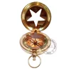 Nautical Ship Pocket Dalvey Compass ~ 1917 Star Cutting Marine Brass Dalvey Compass