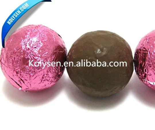 colored chocolate sweet wrapping foil sheet