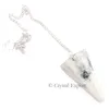 Rainbow Moon stone Faceted Pendulums