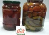 Cherry tomato - one product for pickled in the glass jar