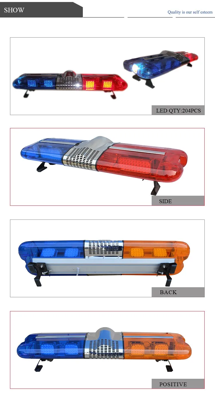 product show ambulance blinker police with siren blinking traffic light bar