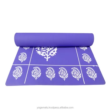floral yoga mat