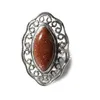 Exclusive Fashion Bezel Setting Red Sun Sitara Gemstone 925 Sterling Silver Ring, Gifted Jewelry, Wholesale Handmade Jewelry
