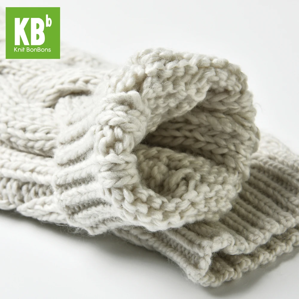 Fashion Custom Made 100% Acrylic Cable Winter Adult Knitted Arm Warmer