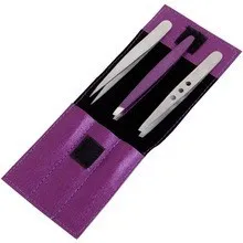 Tweezers For Ingrown Hair Sparkles With Super Cute New Purple Case