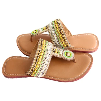 ladies leather slippers