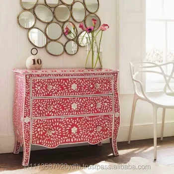 Elegant Bone Inlay Chest Of Drawers Buy Mother Of Pearl Chest Of