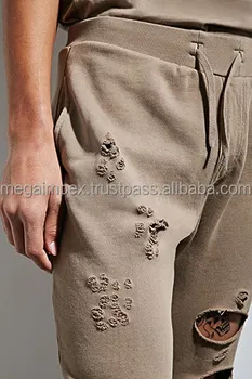 distressed jogger sweatpants