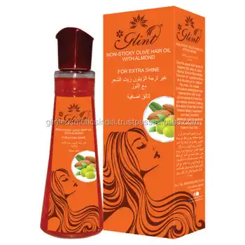 Glint Non Sticky Olive Hair Oil With Almond Buy Hair Oil Olive Hair