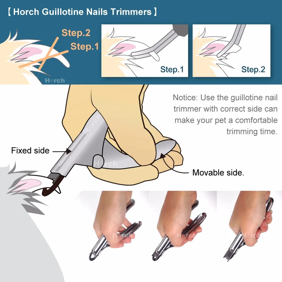 guillotine pet nail clippers