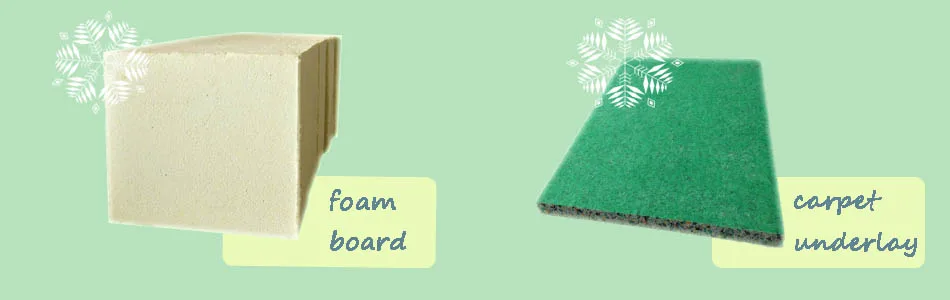 foam fiber white waste