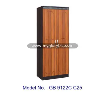 Simple Design 2 Door Wardrobe For Bedroom Home Small Furniture In Mdf And Pvc Buy Wardrobe Bedroom Furniture Mdf Bedroom Furniture Modern Design