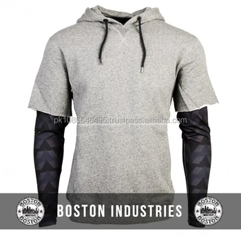 pullover hoodie grey