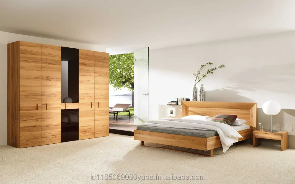 Natural Wood Bedroom Design Furniture Minimalist Natural Wood Bedroom Design
