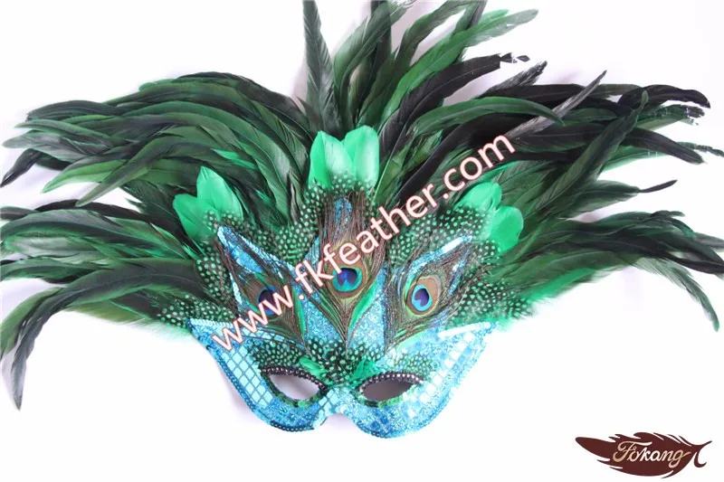 Party City Masquerade Masks With Ostrich Feather Decoration Buy