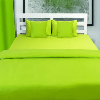 House This Solid Olive Green Bed Sheet Set Elegant High Quality