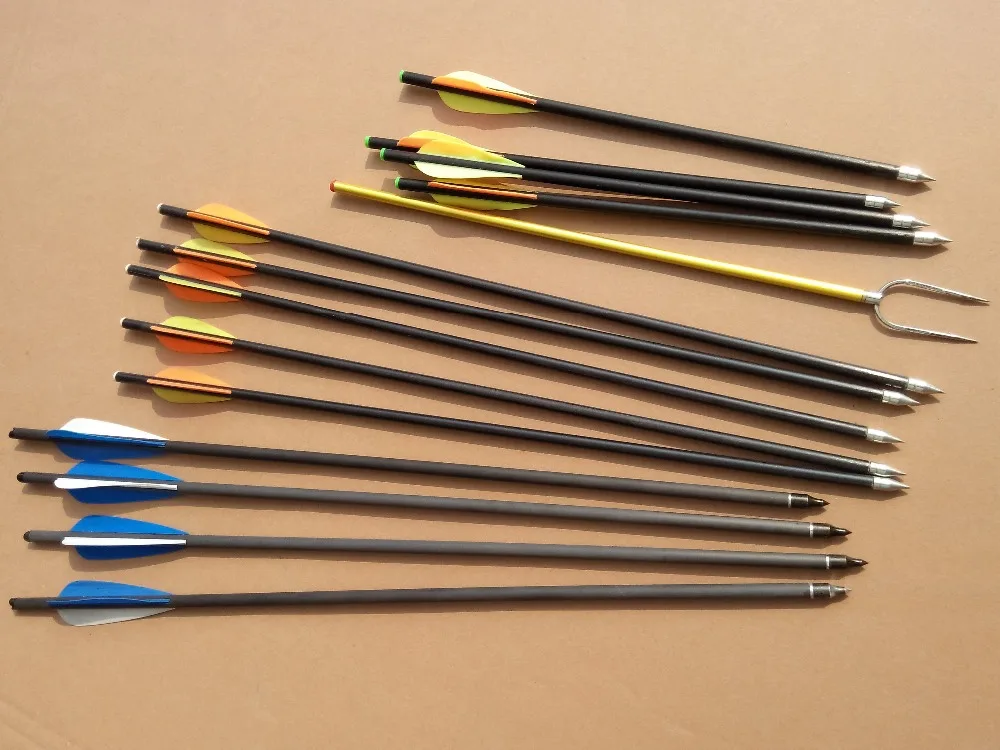 Lj161 Aluminum Arrow Hunting Crossbow Arrow Two Fletching Hunting Arrow China Wholesale Best