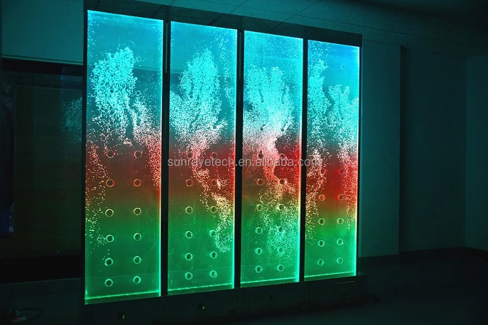 H2.4*w4m Electricallycontrolled Led Random Bubble Wall For Home And