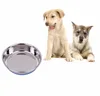 Ski Group Of Stainless Steel Pure Silver Cat Bowl With Fix Rubber