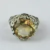 Beautiful Prong Setting Yellow Citrine 925 Sterling Silver Ring, Handmade Indian Silver Jewelry, Online Silver Jewelry