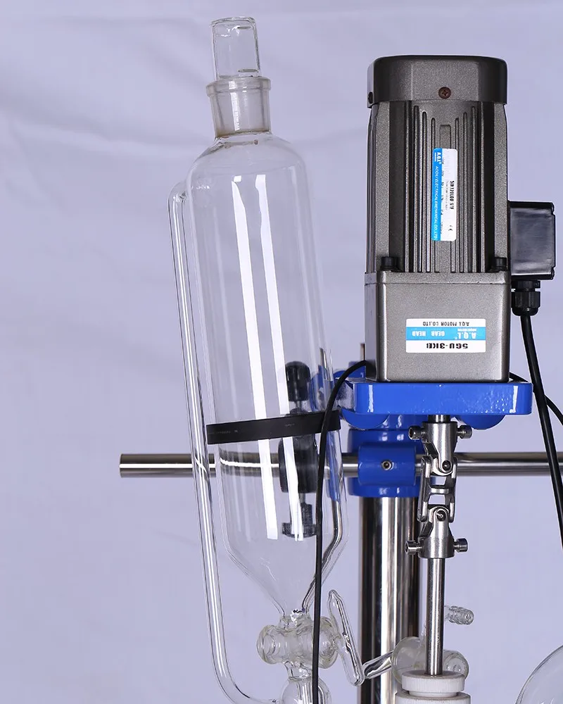 化学实验室搅拌反应双层玻璃反应器