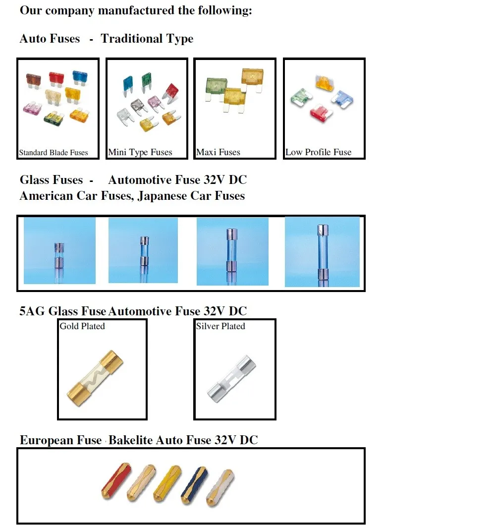 Fuse Link Automobile Fuse,Auto Fuse,Japanese Car Fuses,Auto Parts 32v