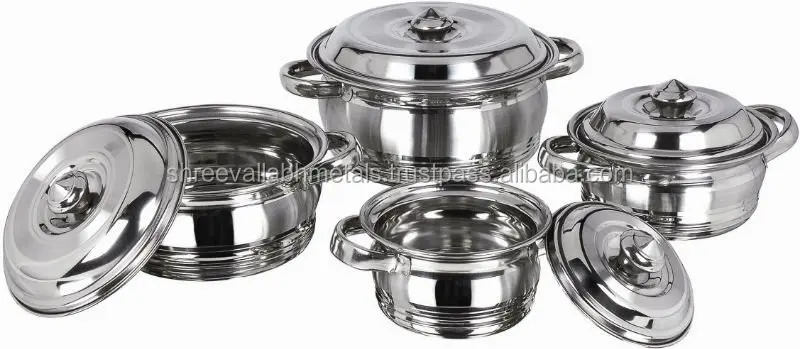 
Stainless Steel Food Graded Casseroles 
