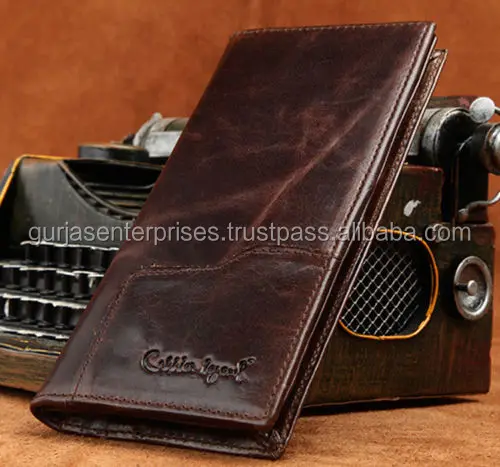 
Real leather bi fold Wallets 