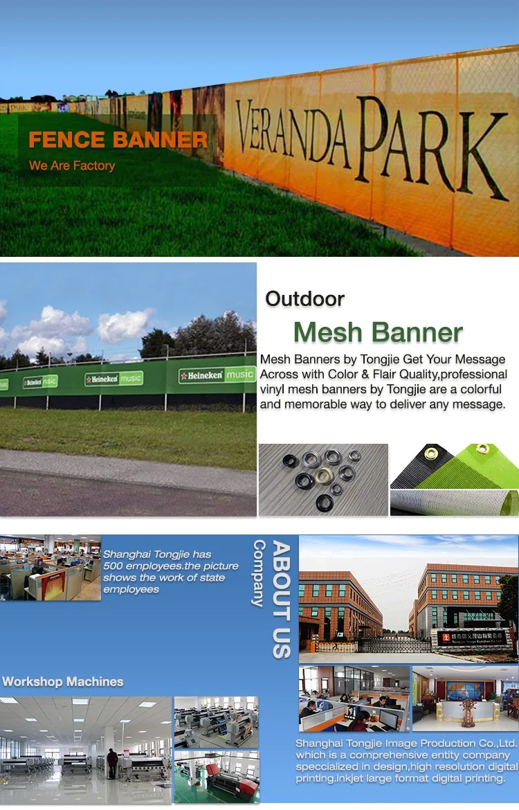 Fence Wraps For Construction Site Large Mesh Fence Banner Buy