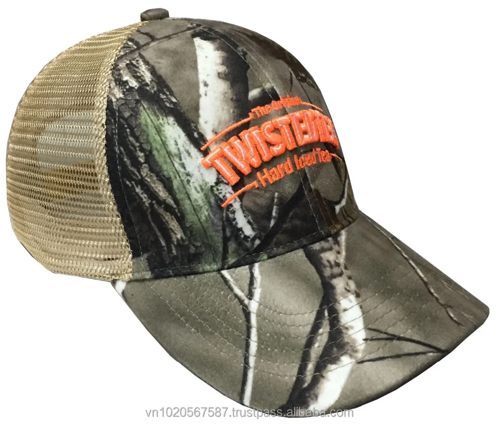 
Camo Cotton & Mesh Cap 